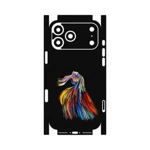 MAHOOT Rainbow Hair Digital Art-FullSkin Cover Sticker for Apple iPhone 17 Pro Max