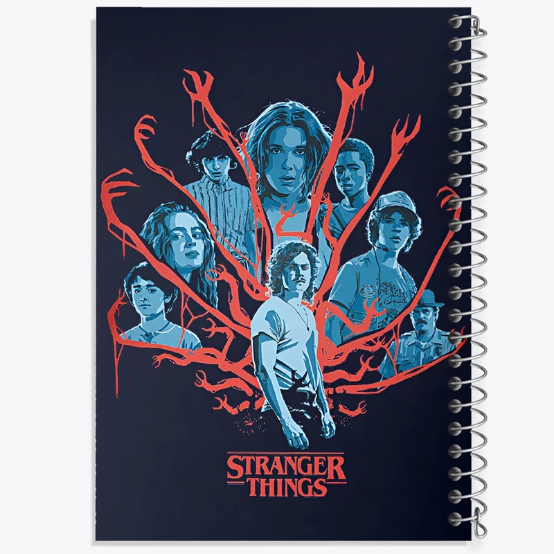 دفتر لیست خرید 50 برگ خندالو طرح استرنجر تینگز (Stranger Things) کد F10163