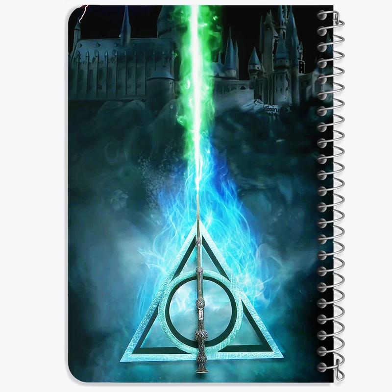 دفتر یادداشت 50 برگ خندالو طرح هری پاتر (Harry Potter) کد F9745