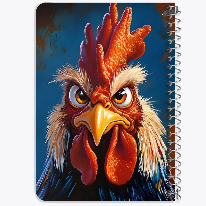 دفتر یادداشت 50 برگ خندالو طرح خروس کد F6547