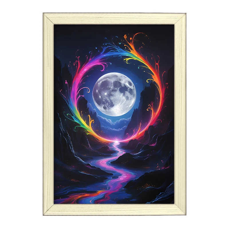 تابلو خندالو طرح ماه (Moon) کد F11760