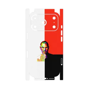 MAHOOT Collage of Steve Jobs 1-FullSkin Cover Sticker for Apple iPhone 17 Pro