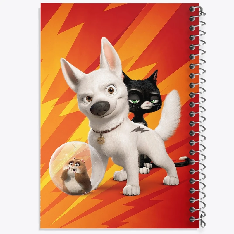 دفتر طراحی 50 برگ خندالو طرح تیز پا (Bolt) کد F11007