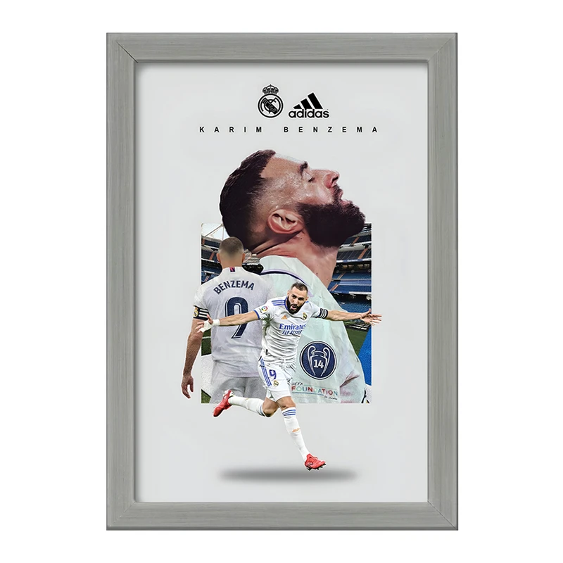 تابلو خندالو طرح کریم بنزما (Karim Benzema) کد F13480