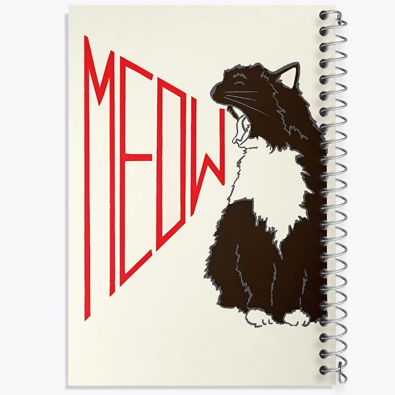 دفتر نقاشی 50 برگ خندالو طرح گربه (Cat) کد F4082