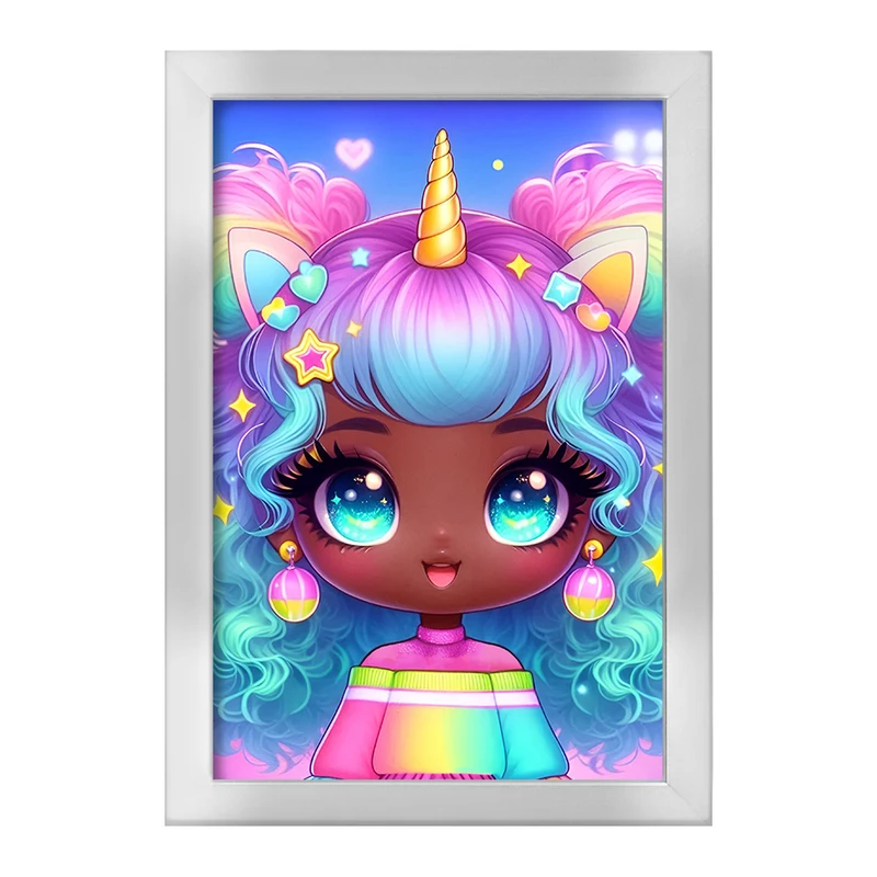 تابلو خندالو طرح دخترانه کیوت کد F6055