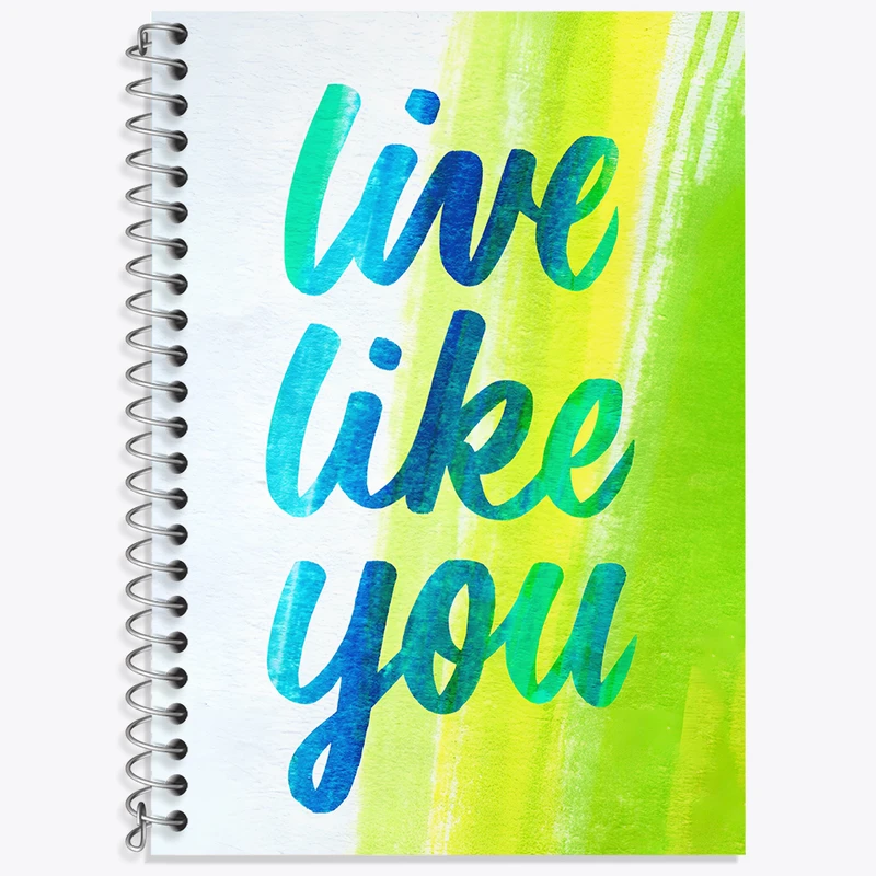 دفتر نت موسیقی 50 برگ خندالو طرح Live Like You کد N6018