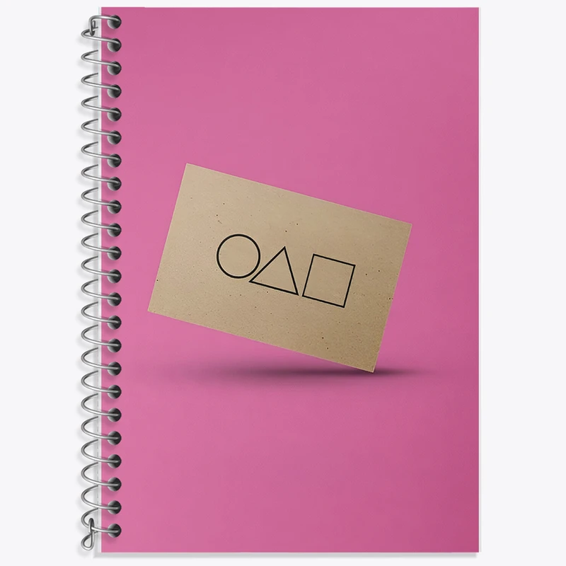 دفتر نت موسیقی 50 برگ خندالو طرح بازی مرکب (Squid Game) کد F10141