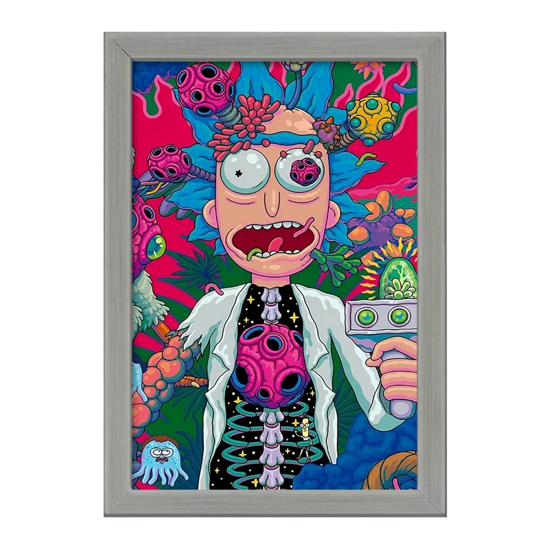 تابلو خندالو طرح ریک و مورتی (Rick and Morty) کد F4018