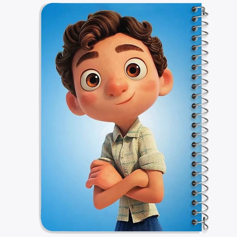 دفتر یادداشت 50 برگ خندالو طرح انیمیشن لوکا Luca  کد 4530