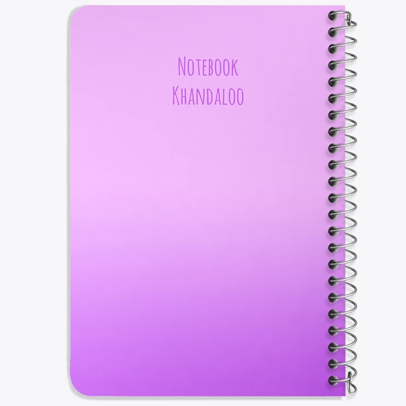 دفتر یادداشت 50 برگ خندالو طرح رنگ بنفش کد N5442