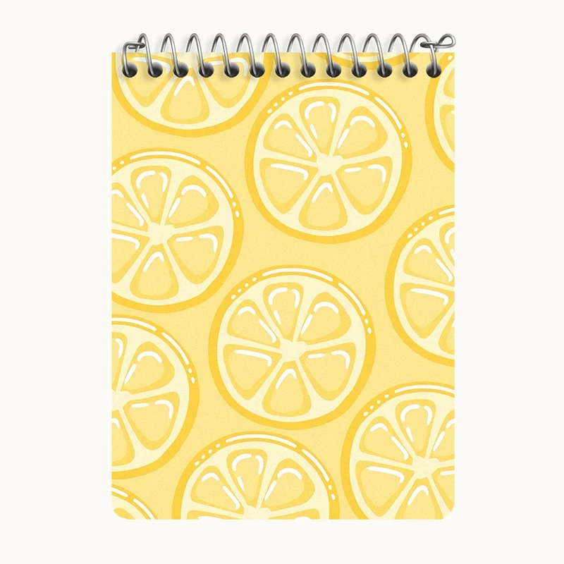 دفتر یادداشت 50 برگ خندالو طرح پترن لیمویی کد N9148