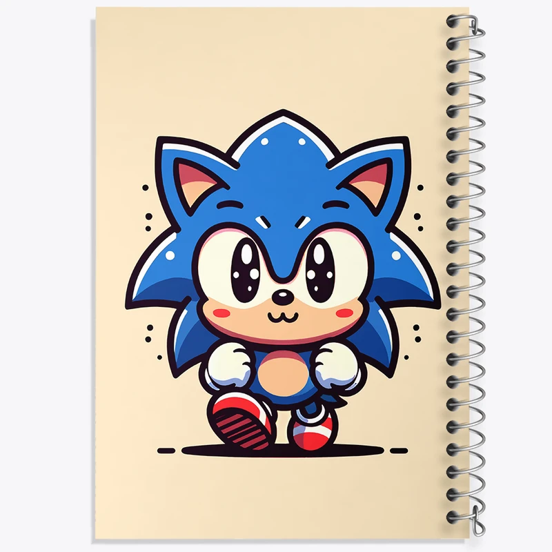 دفتر نقاشی 50 برگ خندالو طرح سونیک (Sonic) کد N6462