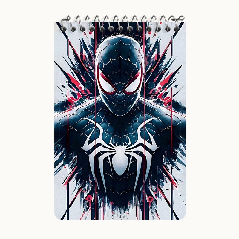 دفتر یادداشت 50 برگ خندالو طرح مرد عنکبوتی (Spider Man) کد F6922