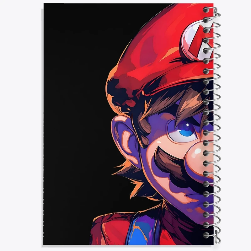 دفتر طراحی 50 برگ خندالو طرح سوپر ماریو کد F12760