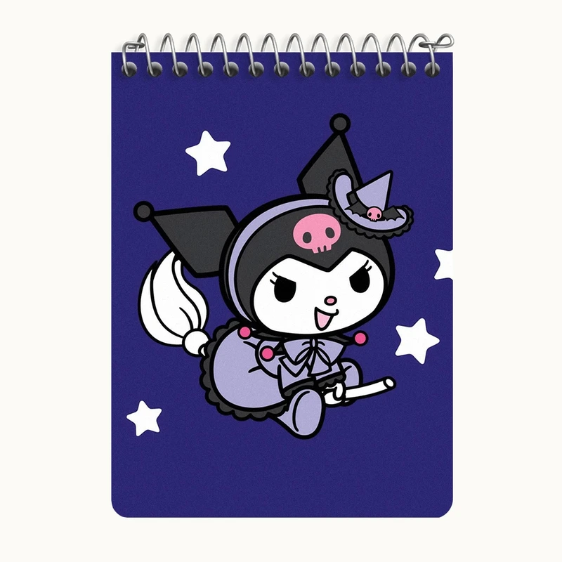 دفتر یادداشت 50 برگ خندالو طرح کرومی (Kuromi) کد N9106