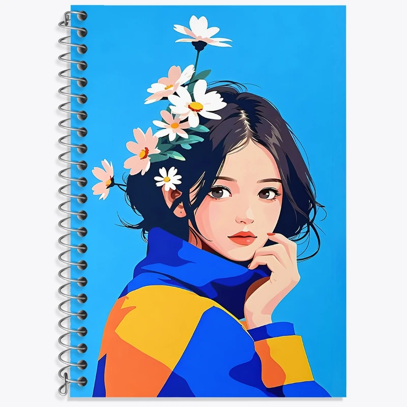 دفتر لغت 50 برگ خندالو طرح دخترانه کد F3623