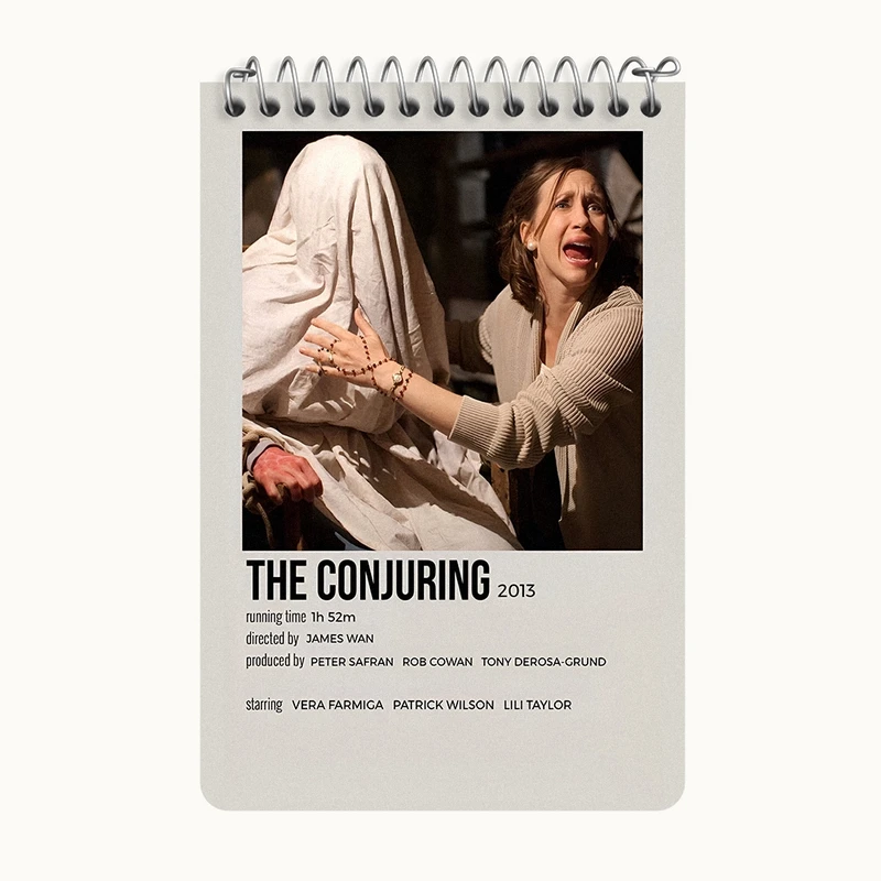 دفتر یادداشت 50 برگ خندالو طرح احضار (The Conjuring) کد F12986