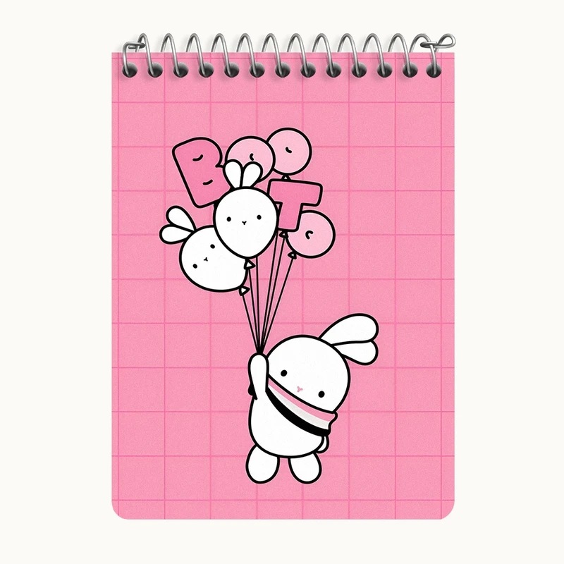 دفتر یادداشت 50 برگ خندالو طرح خرگوش بامزه کد N6834