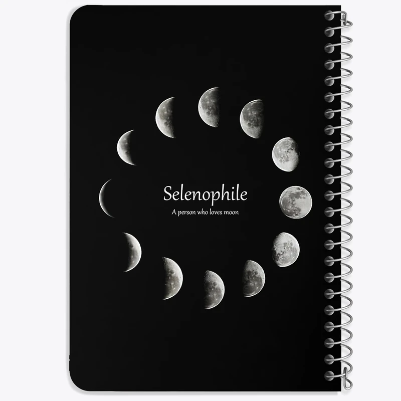 دفتر یادداشت 50 برگ خندالو طرح ماه (Moon) کد 38082