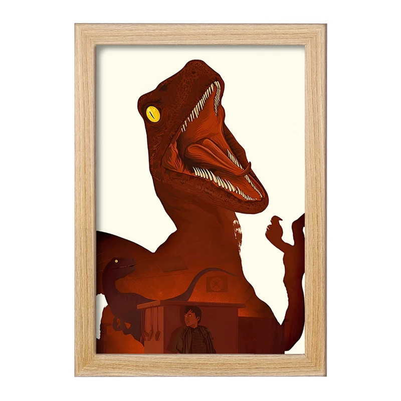 تابلو خندالو طرح دایناسور (Dino) کد F13778