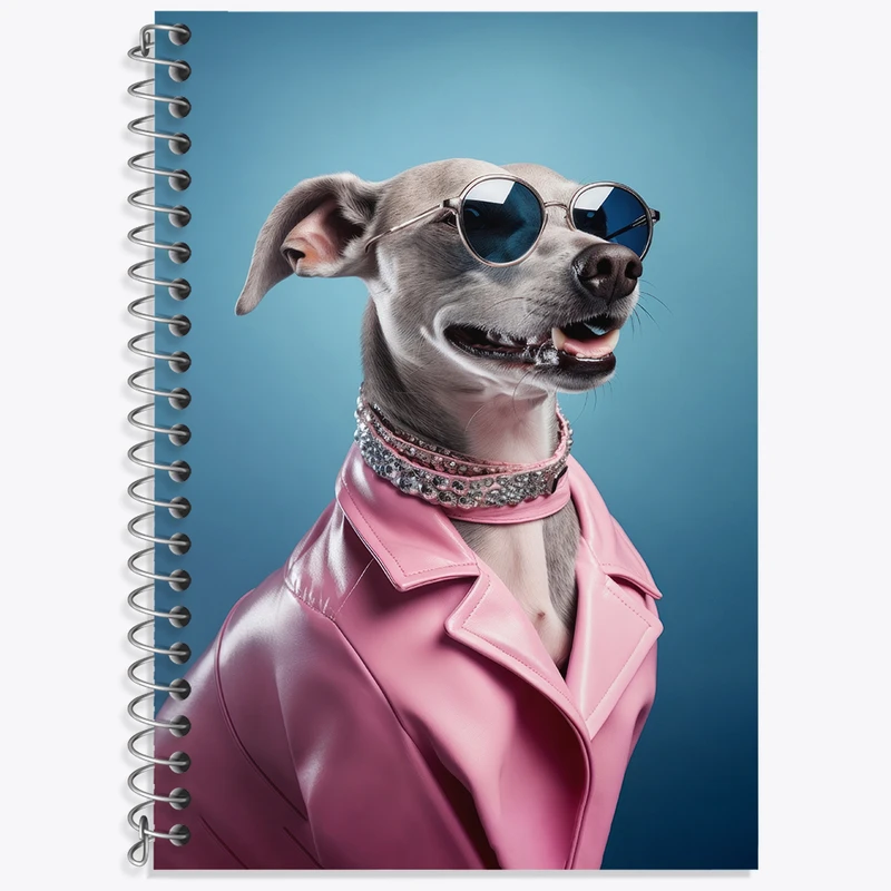 دفتر زبان دوخط 50 برگ خندالو طرح سگ بامزه کد F3030