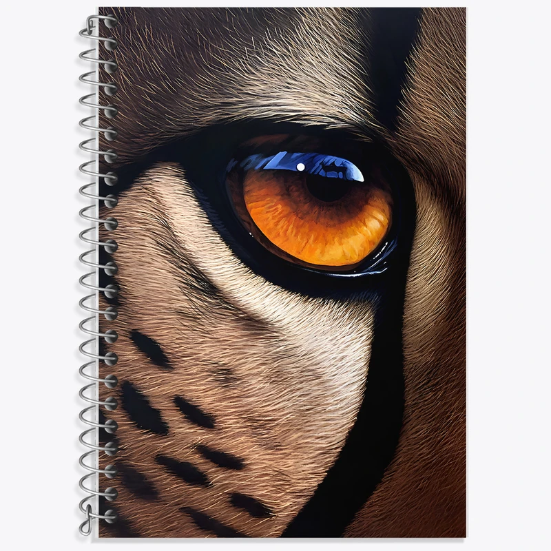 دفتر نت موسیقی 50 برگ خندالو طرح چشم یوزپلنگ کد F8510