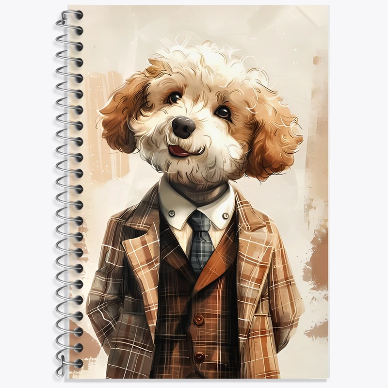 دفتر نت موسیقی 50 برگ خندالو طرح سگ بامزه کد F12628