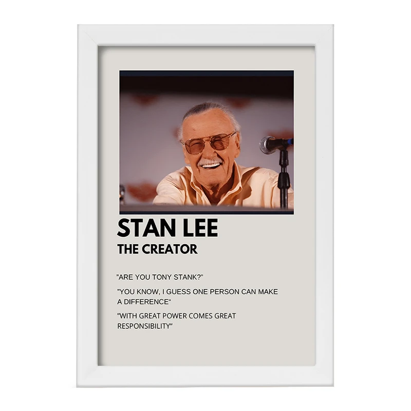 تابلو خندالو طرح استن لی (Stan Lee) کد F13160