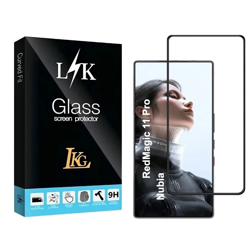 محافظ صفحه نمایش ال کا جی مدل FULL-LK مناسب برای گوشی موبایل ZTE Nubia Red Magic 11 Pro