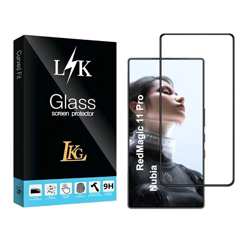 محافظ صفحه نمایش ال کا جی مدل FULL-LK مناسب برای گوشی موبایل ZTE Nubia Red Magic 11 Pro