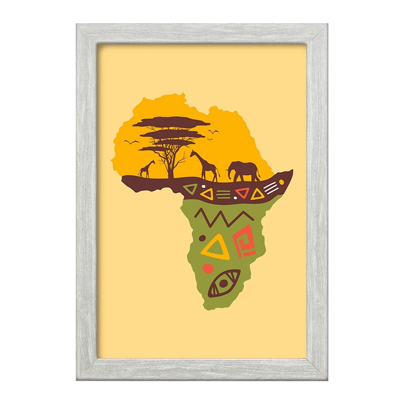 تابلو خندالو طرح آفریقا Africa کد 29825