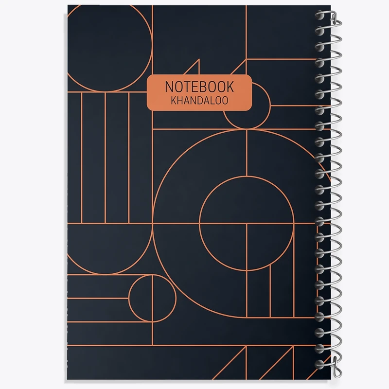 دفتر طراحی 50 برگ خندالو طرح مدرن کد N855