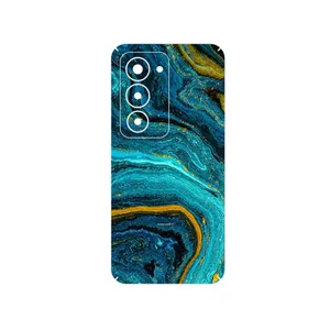 MAHOOT Turquoise marblewith golden streaks Cover Sticker for Xiaomi Redmi 15 4G