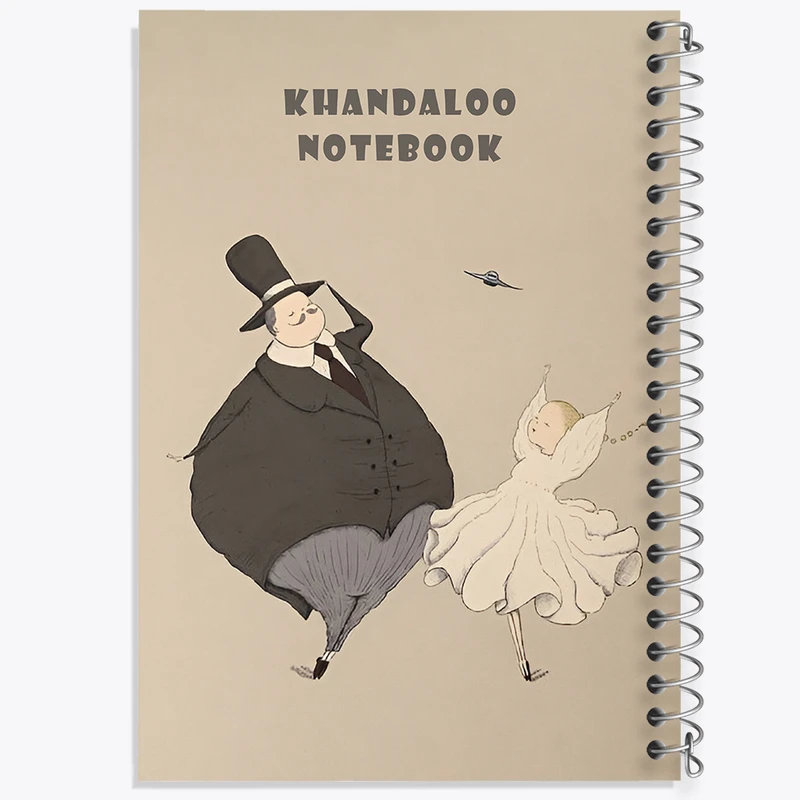 دفتر نقاشی 50 برگ خندالو طرح پدر و دختر شاد کد N8480