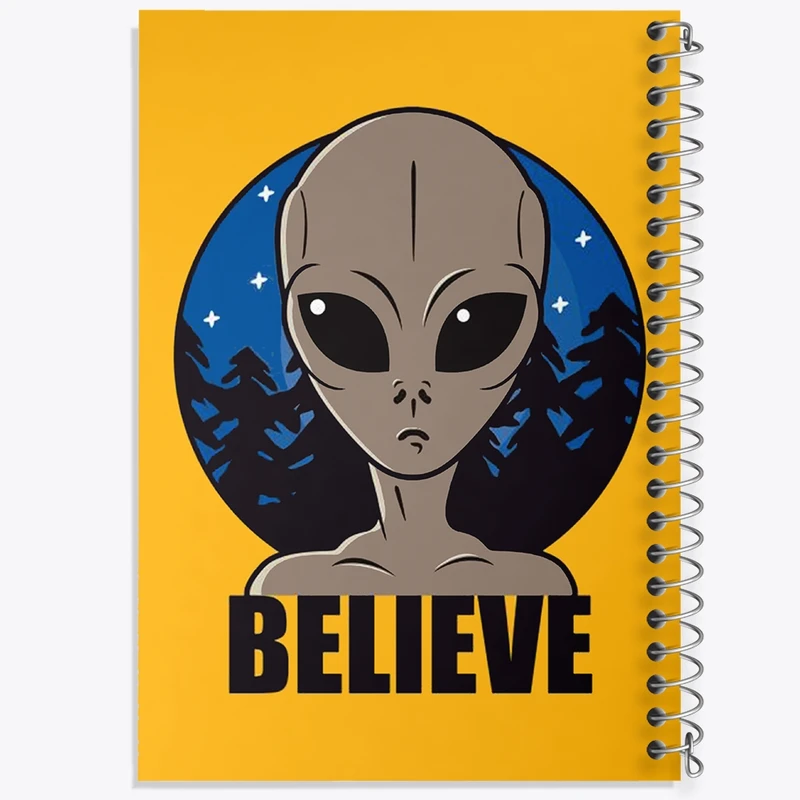 دفتر طراحی 50 برگ خندالو طرح آدم فضایی  کد 1921