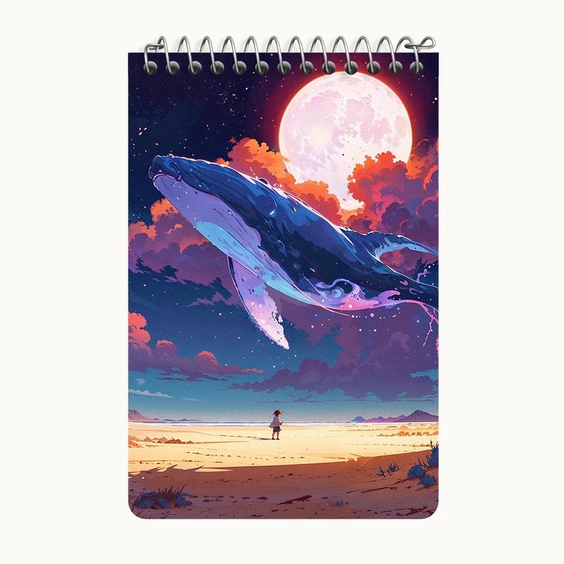 دفتر یادداشت 50 برگ خندالو طرح وال کد F12534