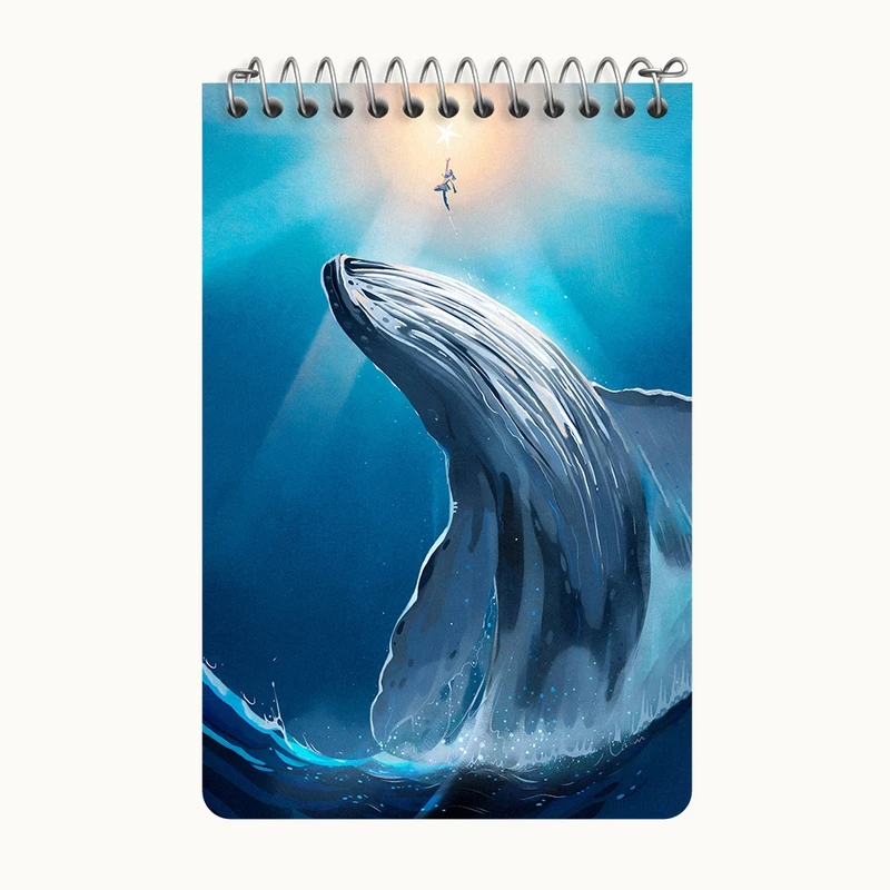 دفتر یادداشت 50 برگ خندالو طرح وال کد F9326