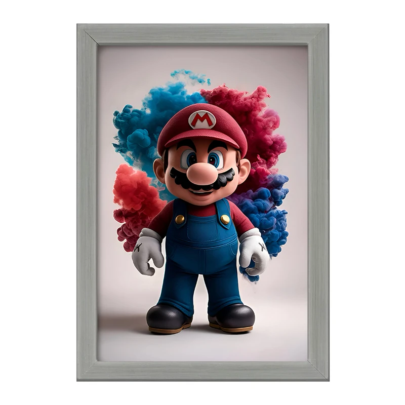 تابلو خندالو طرح سوپر ماریو (Super Mario) کد F8561