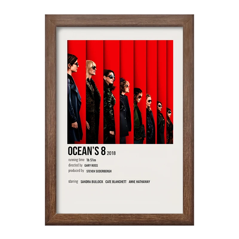 تابلو خندالو طرح هشت یار اوشن (Ocean's Eight) کد F13311