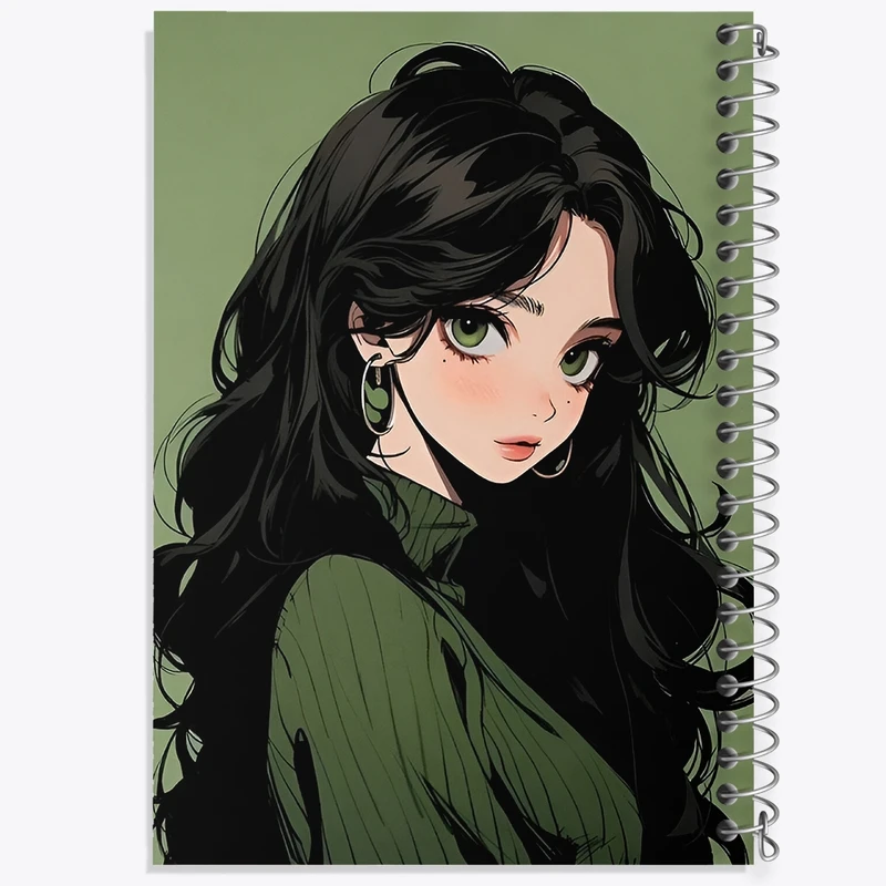 دفتر شطرنجی 50 برگ خندالو طرح دخترانه کد F3778