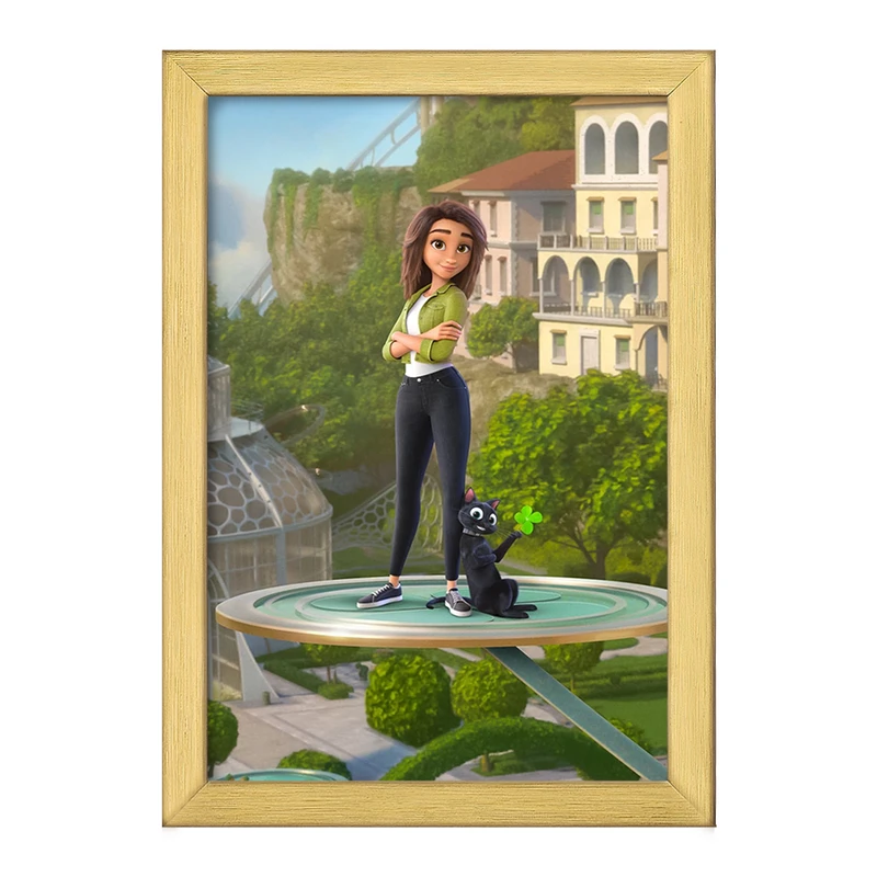 تابلو خندالو طرح انیمیشن شانس لاک Luck کد 26035