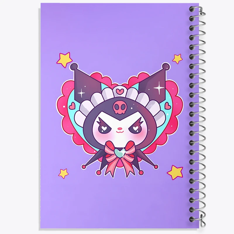 دفتر مشق 50 برگ خندالو طرح کرومی (Kuromi) کد N8242