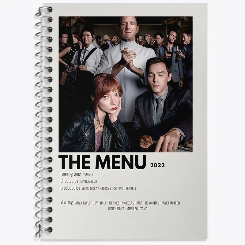 دفتر نت موسیقی 50 برگ خندالو طرح منو (The Menu) کد F13095