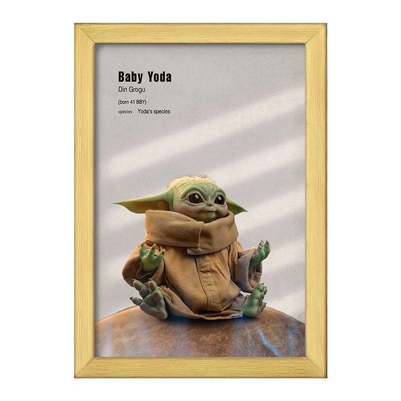 تابلو خندالو طرح بیبی یودا کد F11938