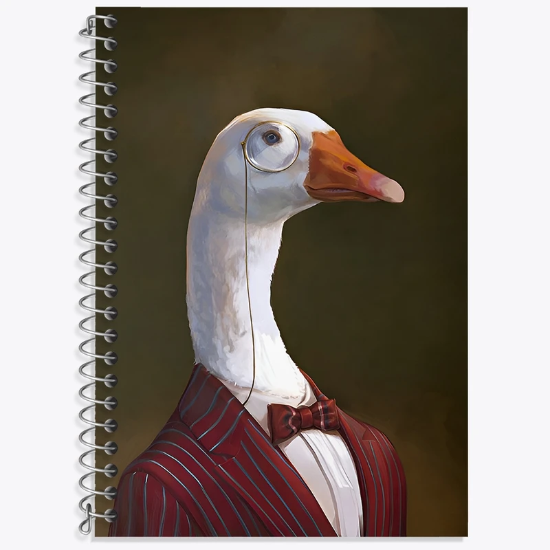 دفتر لغت 50 برگ خندالو طرح غاز بامزه کد F4990