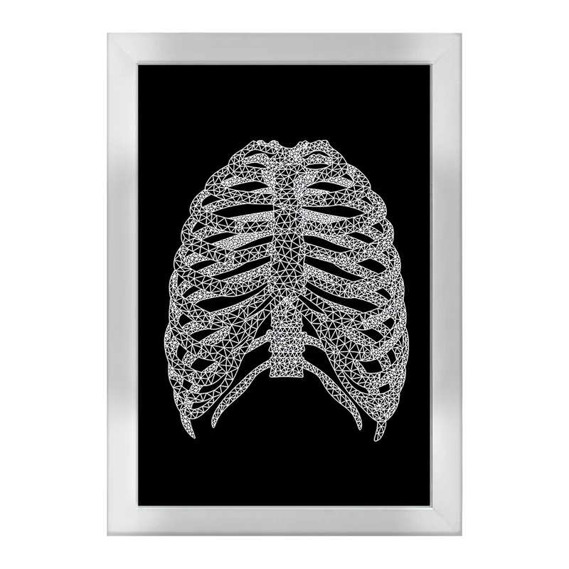 تابلو خندالو طرح قفسه سینه (Rib Cage) کد F13961