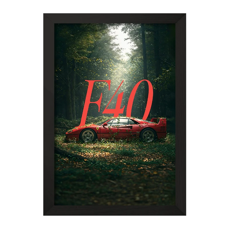 تابلو خندالو طرح ماشین فراری (Ferrari) کد F12909