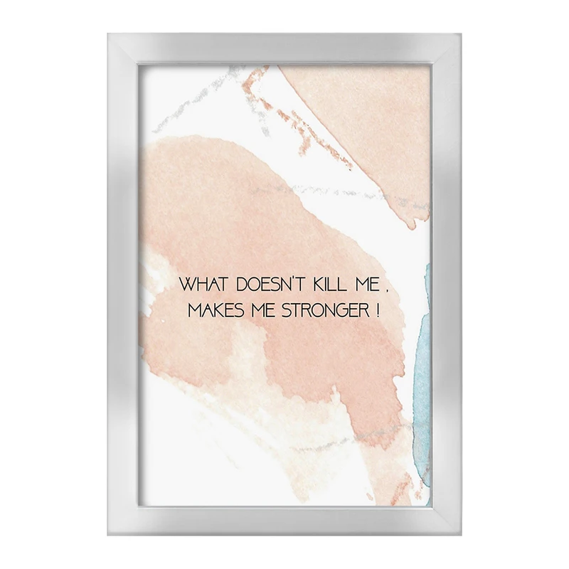 تابلو خندالو طرح چیزی که من را نمی کشد من را قوی تر می کند کد F11421