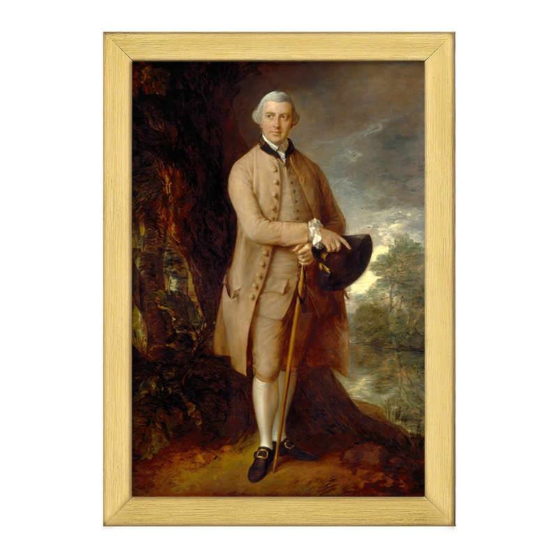 تابلو خندالو طرح نقاشی ویلیام جانستون اثر توماس گینزبرو کد F12491